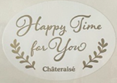 Sticker for tart cake