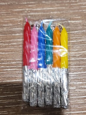 Candle 6 pieces (no white)