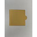Square Gold Tray for Gateau Chocolate Piece