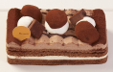 Nama Chocolate Daifuku Bar Cake