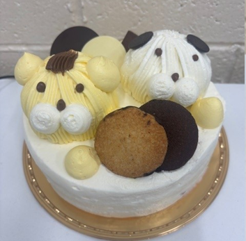 [AM058] HappyAnimalWholeCake17cm